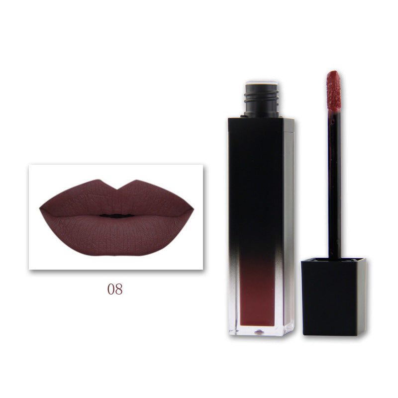 8-Color lipstick long-lasting non-fading waterproof lipstick, lipstick lip gloss matte silky lipstick