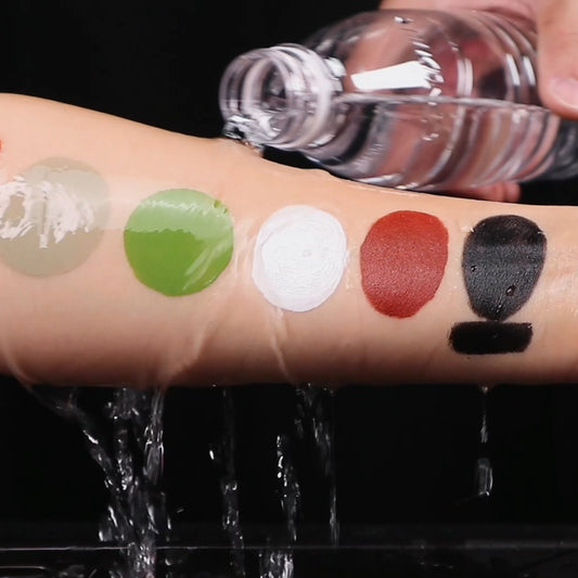 Handmade box 3-color oil paint, Halloween body painting, stage makeup drama makeup oil paint