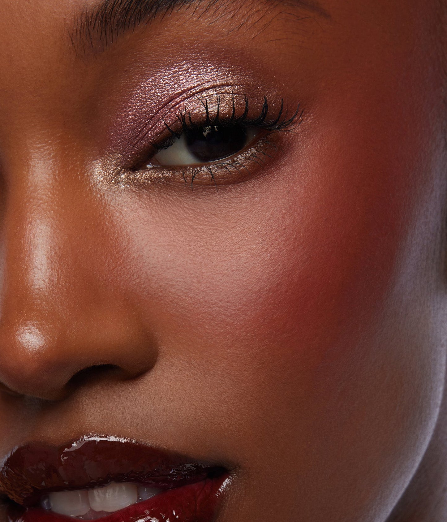 satin matte blush