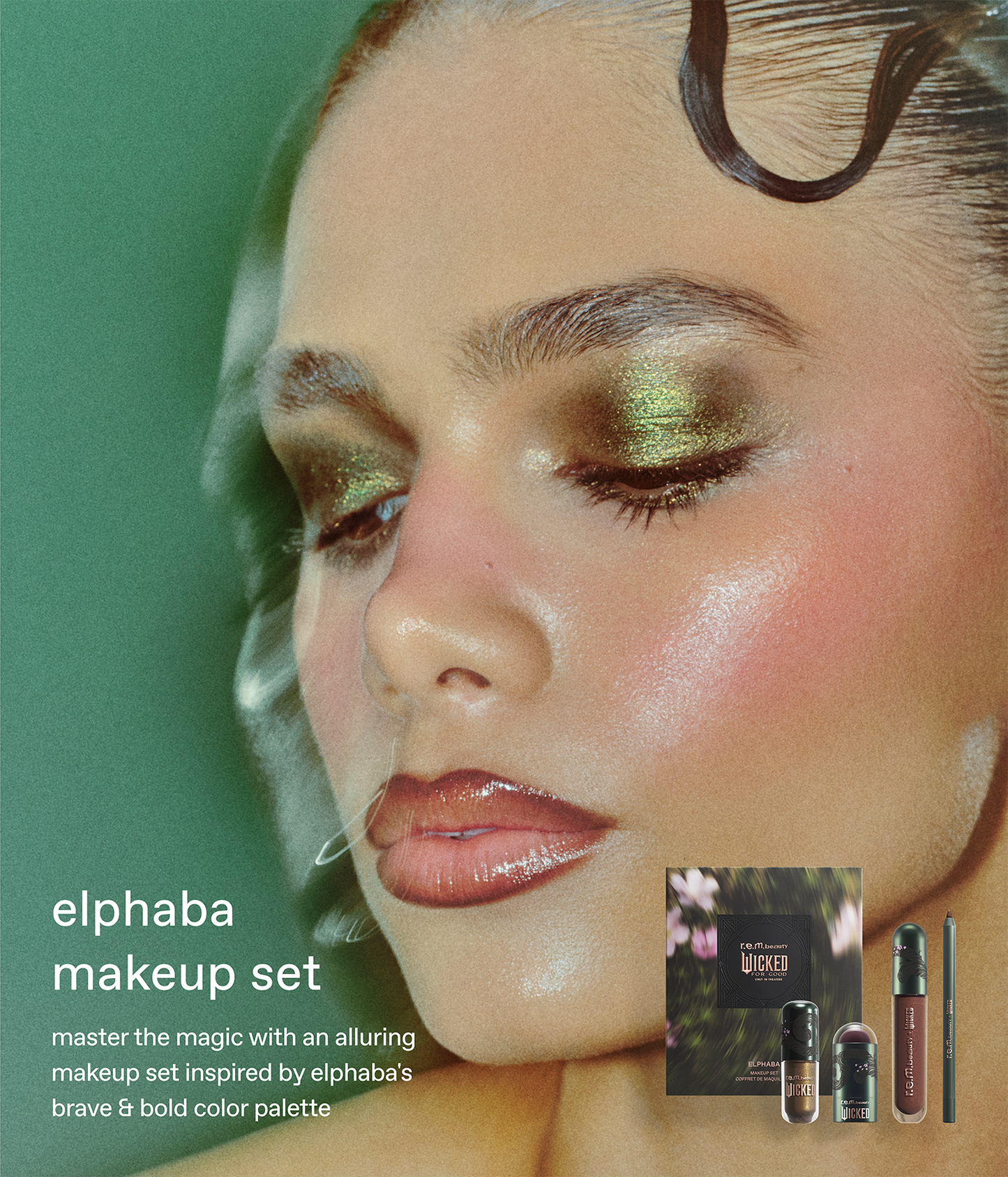 r.e.m. beauty x Wicked: For Good full collection bundle