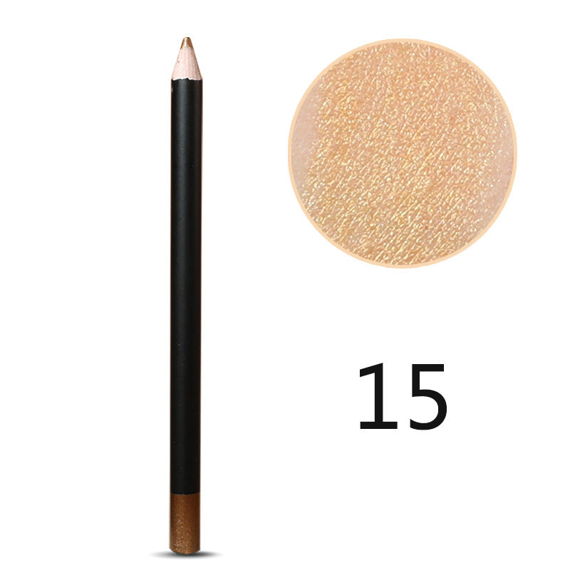 22-color neutral wooden pole lip liner single pack multi-functional spot lipstick pen lasting and easy to color