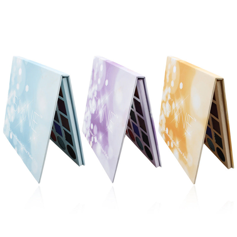 25-color shallot sequined eyeshadow disc, pearlescent matte eyeshadow disc is evenly colored without powder and no LOGO.