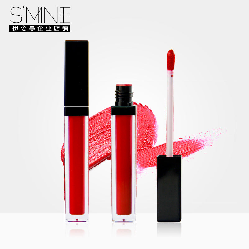 36-Color non-stick cup liquid lipstick delicate and long-lasting bright affordable matte lip gloss