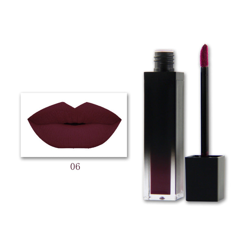 8-Color lipstick long-lasting non-fading waterproof lipstick, lipstick lip gloss matte silky lipstick