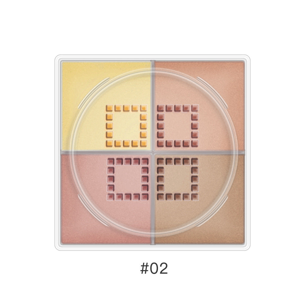 Light and seamless loose powder, brightening skin tone, oil control and setting makeup, refreshing and long-lasting Sigongge loose powder with puff