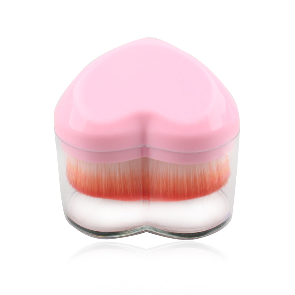 Heart Foundation Brush, Love Makeup Brush with Mirror, Beauty Brush, Makeup Tool Brush