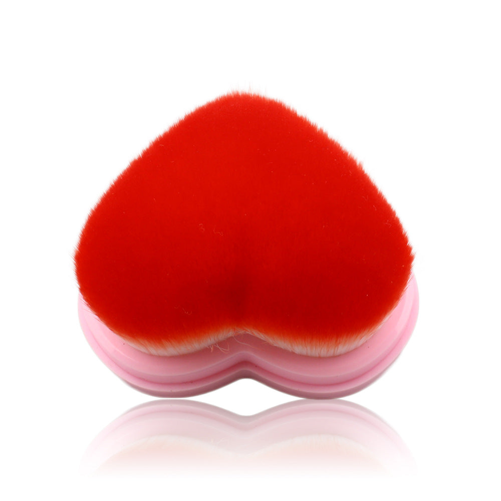 Heart Foundation Brush, Love Makeup Brush with Mirror, Beauty Brush, Makeup Tool Brush