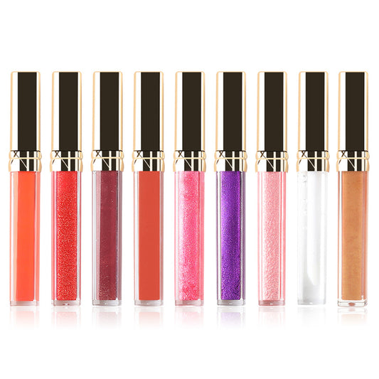 9 Color Lip Gloss Velvet Matte Lip Glaze Moisturizing Lip Gloss Trendy Color Affordable Lip Gloss
