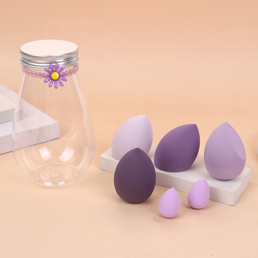 Beauty blender does not eat rice noodles wet dual-purpose makeup mini egg small daisy drift bottle jar storage box puff set