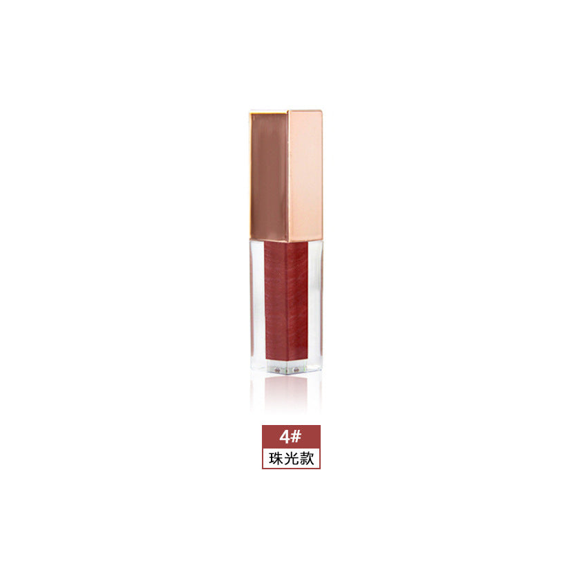 Metallic pearlescent mist lip glaze, silk lip gloss moisturizing lip glaze moisturizing