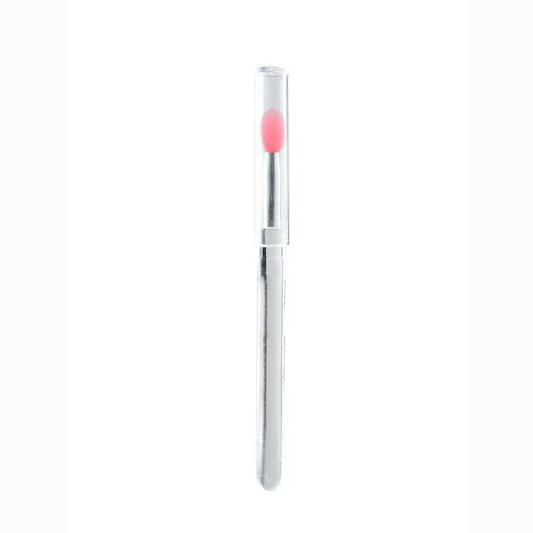 Portable Lip Brush with Cover Lip Smudge Brush Round Head Mini Portable Lipstick Brush Concealer Brush Soft Bristle Makeup Brush