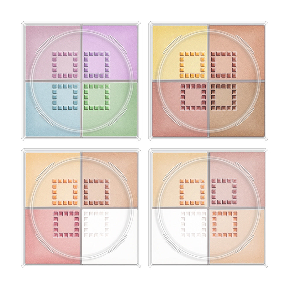 Light and seamless loose powder, brightening skin tone, oil control and setting makeup, refreshing and long-lasting Sigongge loose powder with puff