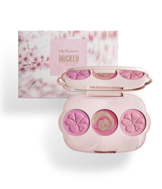 r.e.m. beauty x Wicked: For Good Cherry Blossom Blush Palette