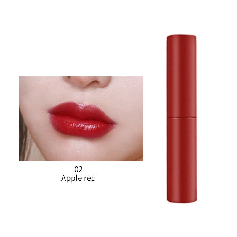 Trendy 6-color moisturizing lip gloss, delicate and smooth, easy to push away, moisturizing and lasting matte lip glaze