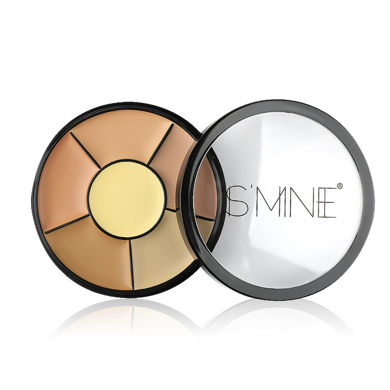 6-Color Concealer Moisturizing and Skin-friendly Texture Covering Long-lasting and docile Waterproof and Sweatproof Concealer Plate