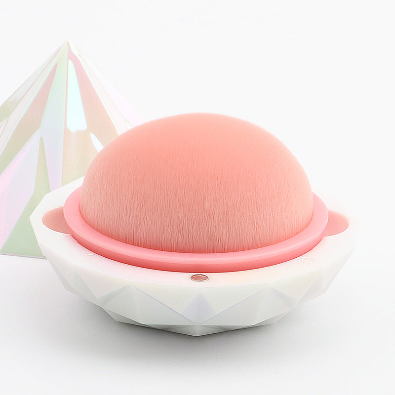 New portable diamond foundation brush, soft and tight fiber bristle ABS shell, makeup docile foundation brush