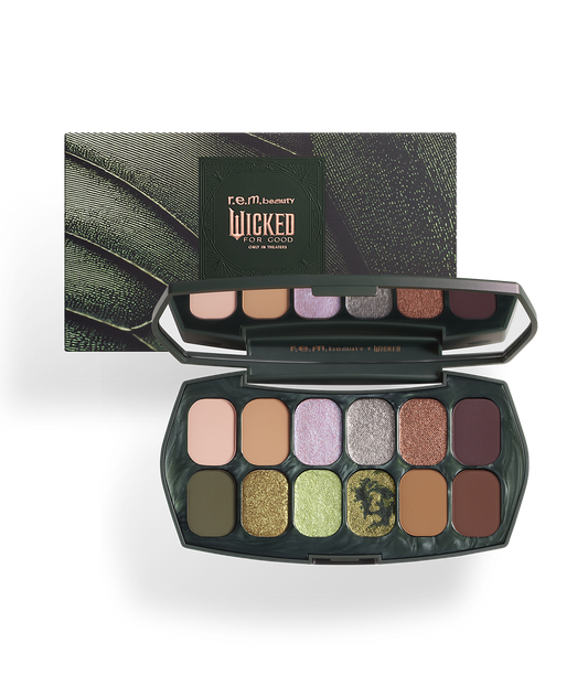 r.e.m. beauty x Wicked: For Good Ozian Forest Eyeshadow Palette
